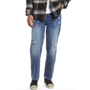 AllSaints Reeves Distressed Straight Leg Jeans